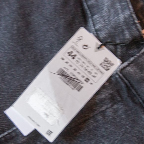 NEW Zara Dark Gray Washed Black High Rise Bootcut Jeans Sz US 12 - Picture 3 of 8